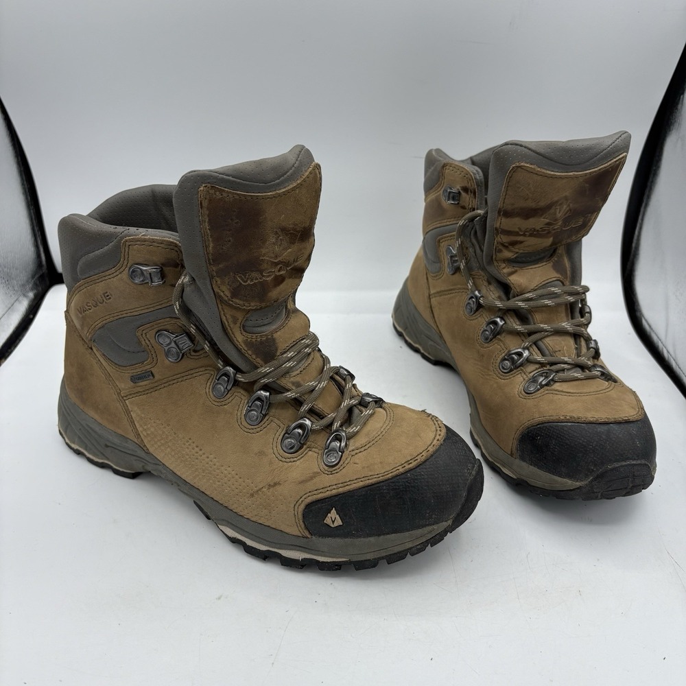 Vasque Boots Womens Size 10 M St Elias Brown Gore-tex 7161 Hiking Camp